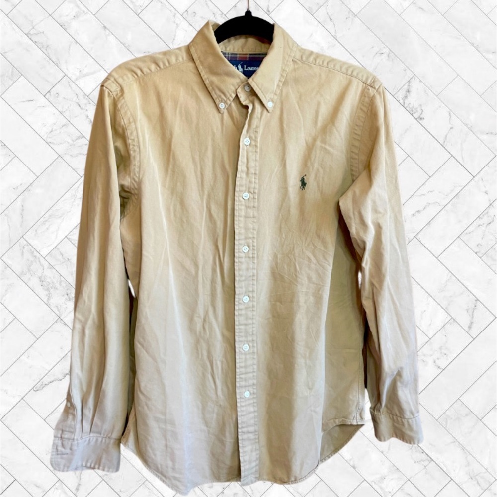 Tan Collared Polo